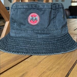Bacardi vintage black fade bucket hat l/xl men’s 60cm